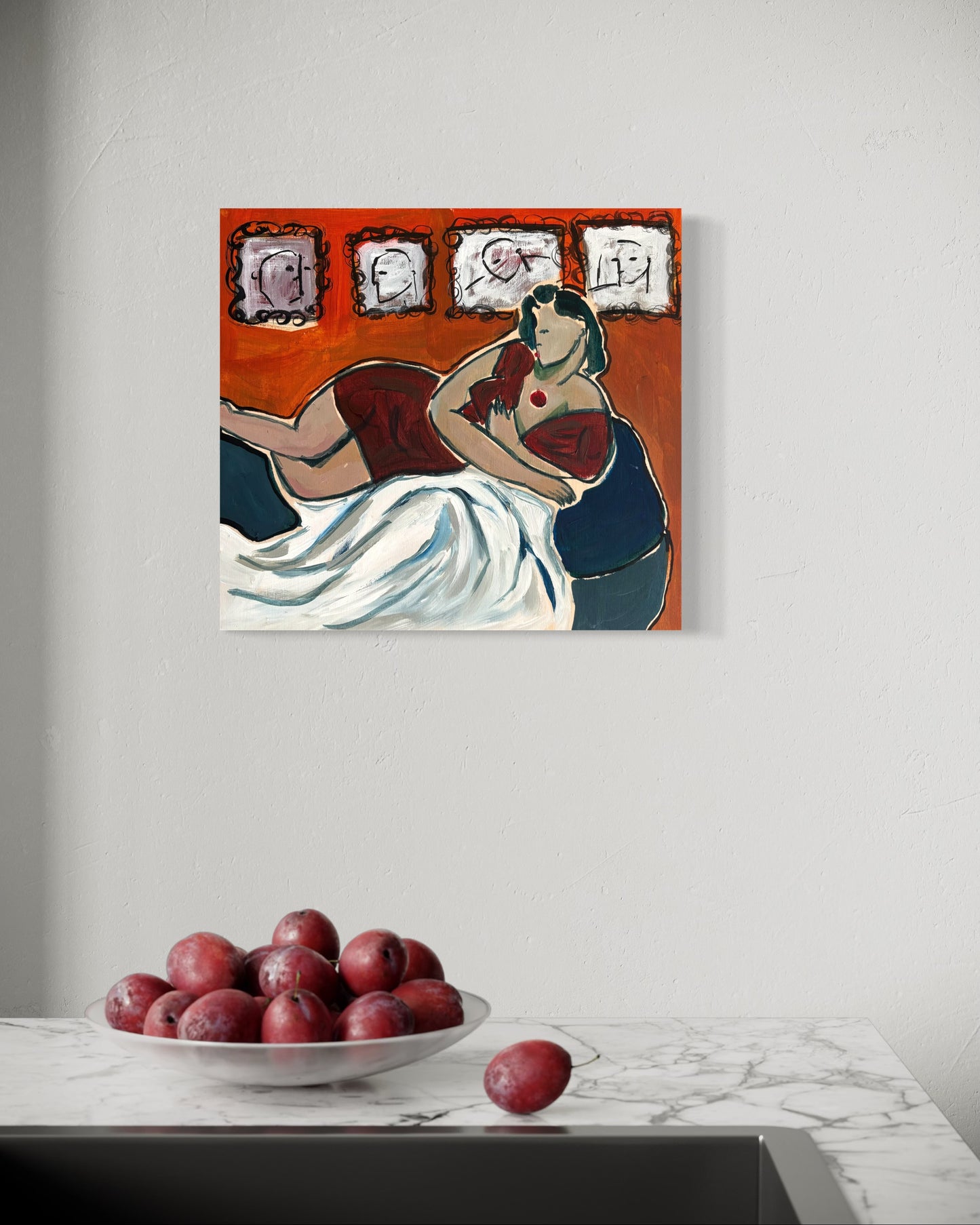 Odalisque Couchée by Henri Matisse Redrawn