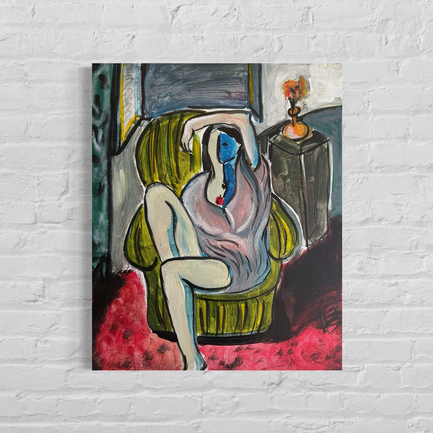 Rose by Henri Matisse Redrawn