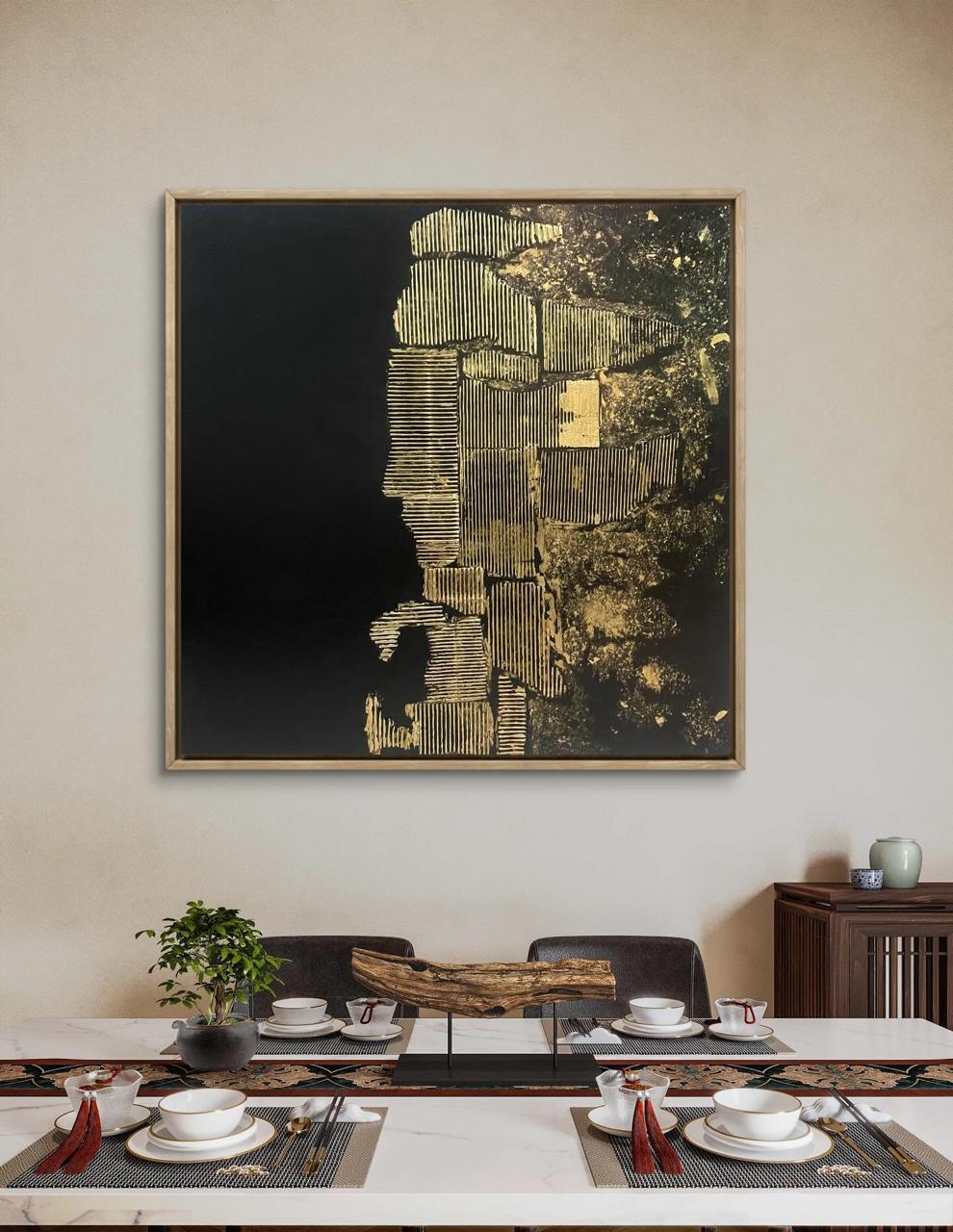 Gold Abstract Painting
