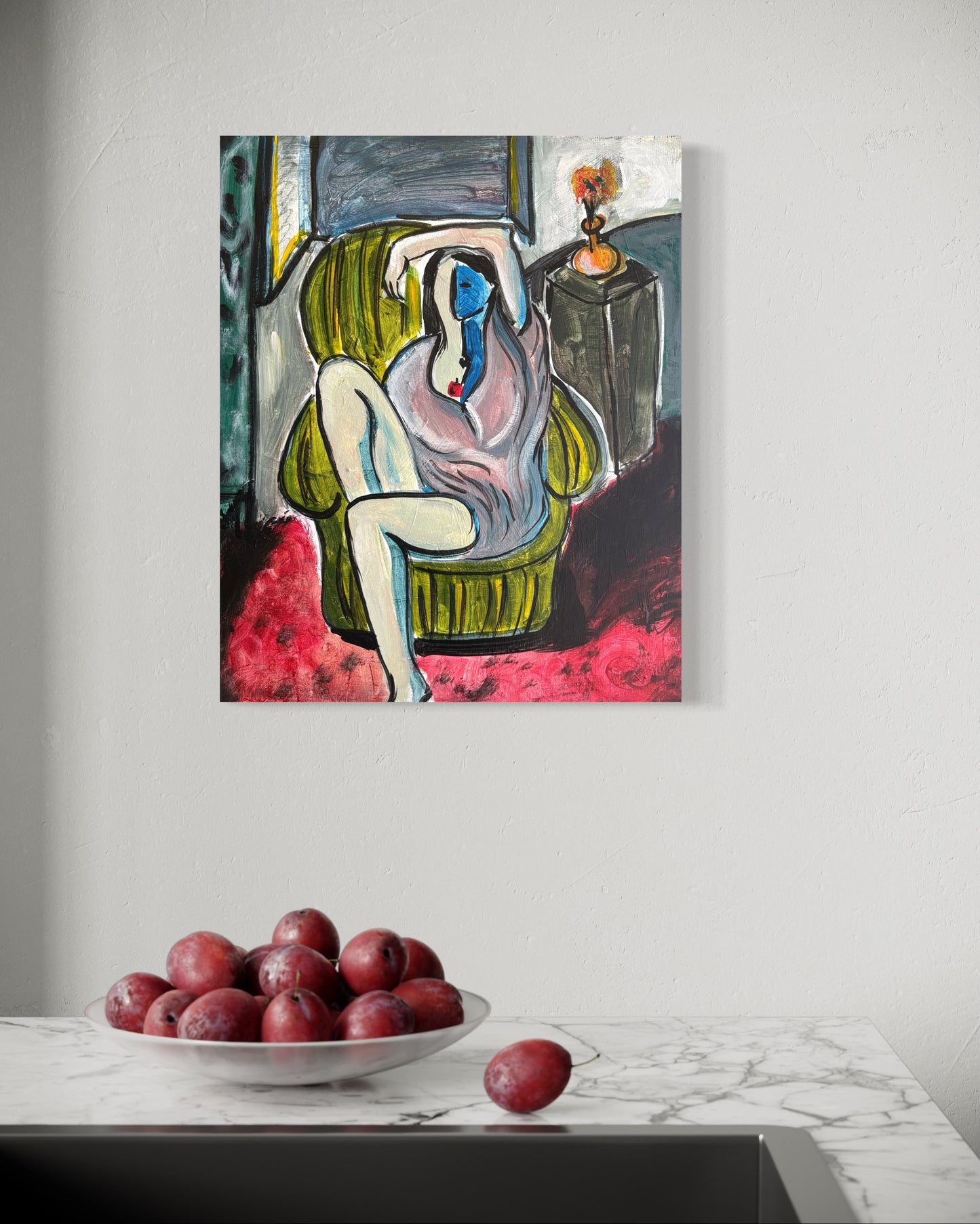 Rose by Henri Matisse Redrawn