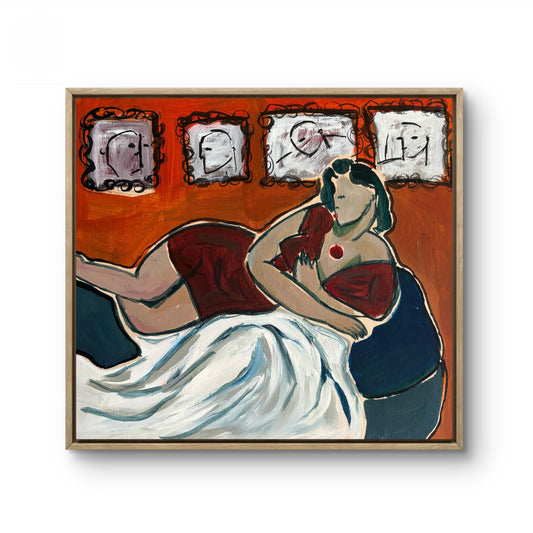 Odalisque Couchée by Henri Matisse Redrawn